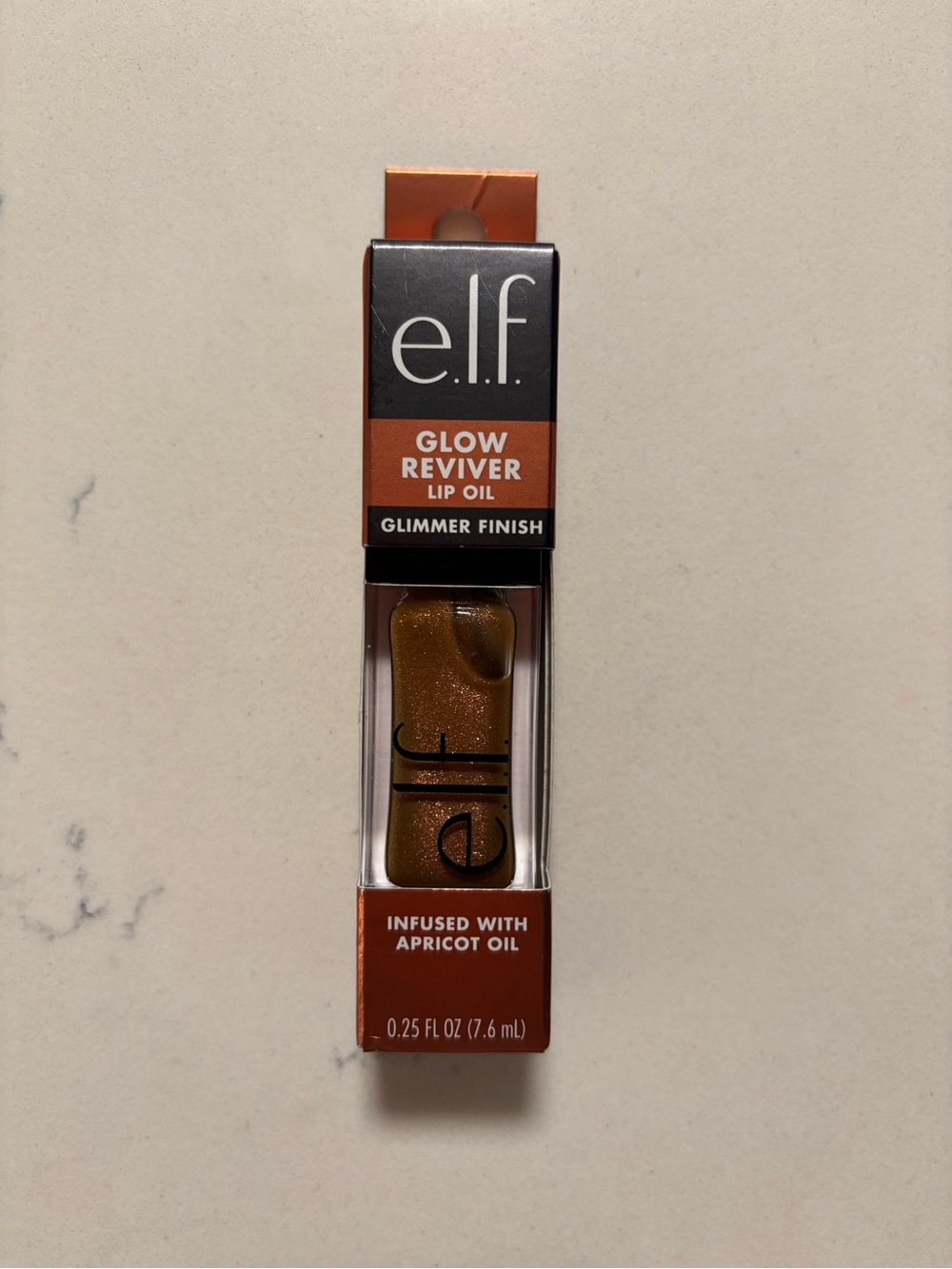 elf Glow Reviver Lip Oil Glimmer Finish, New